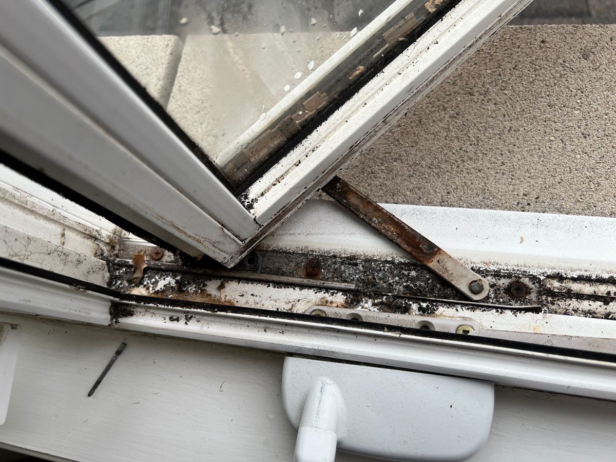 Rusted Crank & Hinge